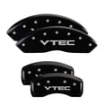 thumbnail image 3 of MGP 4 Caliper Covers Engraved Front & Rear Vtech Black finish silver ch, 3 of 5