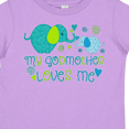 thumbnail image 4 of Inktastic My Godmother Loves Me- cute elephants Boys or Girls Toddler T-Shirt, 4 of 5