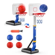 JoyStone 2 in 1 Kids Basketball Hoop, Toddler Basketball Hoop Indoor Mini Adjustable Poolside… — $38.98 (40% off)