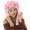 Pink, variant on Faux Fur Monkey Hats, Brown, Boys, One Size