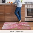 thumbnail image 5 of Pink Marble Door Mat&nbsp;Indoor Outdoor Entrance, Non Slip Small Rug for Kitchen Bathroom Entryway Rug, Modern Ink Painting Abstract Golden Washable Doormat Floor Mat 16x24 Inch, 5 of 8