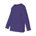 thumbnail image 2 of Rabbit Skins 5.5 oz Jersey Long-Sleeve T-Shirt (3311) Purple, 2T, 2 of 2