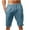 Navy, variant on AXXD Blue Gym Shorts Men Summer Men Shorts Zipper Pocket Casual Elastic Waist Straight Athletic Workout Pants New Arrival