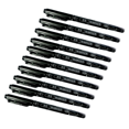 thumbnail image 3 of Marcador Base Agua Negro para CD/DVD con Doble Punta – Caja de 10 Unidades, 3 of 3