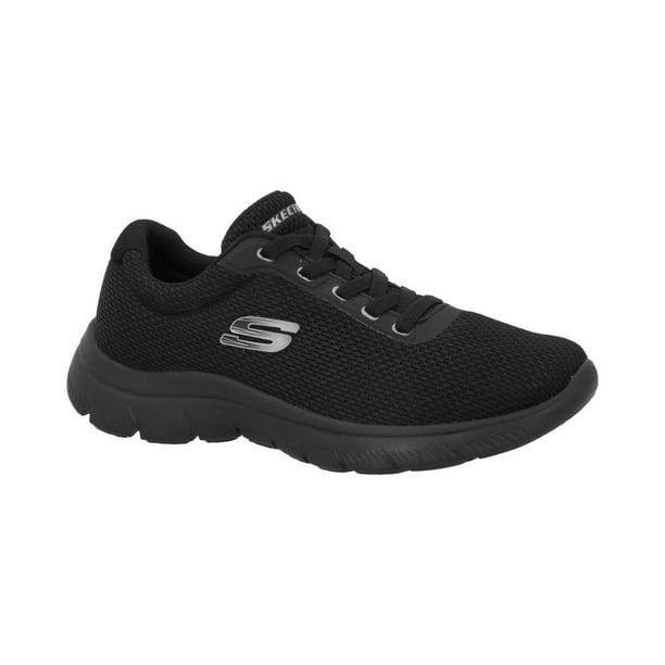 Tenis Skechers Mujer Deportivo Entrenamiento Negro 23 Bodega