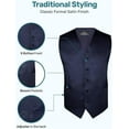 thumbnail image 3 of S.H. Churchill & Co. Men's 4 Piece Vest Set, with Bow Tie, Neck Tie, and Pocket Square, 3 of 7