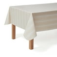 thumbnail image 2 of Mainstays PEVA Tablecloth 60" x 102", Beige Tan Stripe, 2 of 4