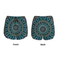 thumbnail image 3 of Balery Mandala Pantalones cortos deportivos para mujer con forro y dos bolsillos, elásticos, para entrenamiento, gimnasio, yoga-Small, 3 of 7