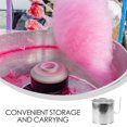 thumbnail image 3 of WRITWAA 1Pcs Cotton Candy Machine Parts Silver Packaging Bucket for Easy Storage Commercial Users, 3 of 8