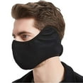 Winter Face Mask For Men Women Fleece Windproof Half Face Mask With