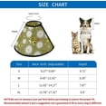 thumbnail image 3 of Bees Flowers Soft Cat Dog Recovery Collar Adjustable Cat Cone Wound Healing Protective After Surgery for Medium Dogs, 3 of 7