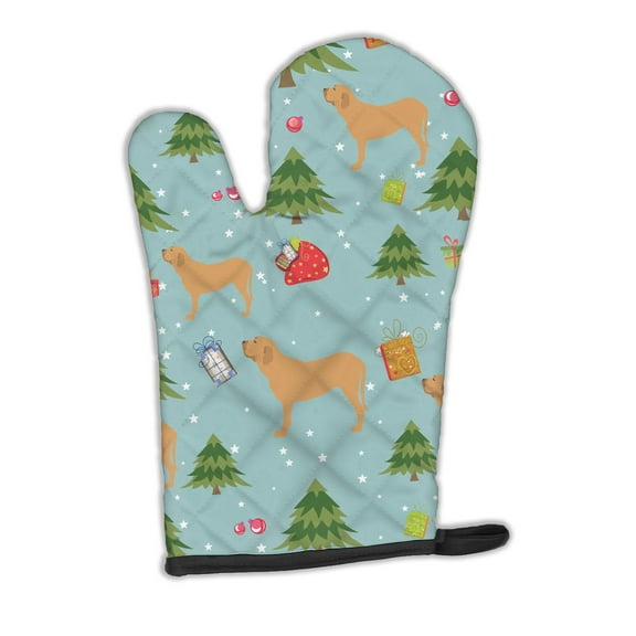 Christmas Fila Brasileiro Oven Mitt