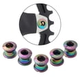 thumbnail image 1 of Pack of 5pcs Chainring Screws M8×5mm Double/Triple/ Single Chainwheel & Nut Set Replacement - Multicolor, C, 1 of 8