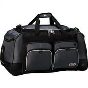 28" Weekender Duffel Black W/grey