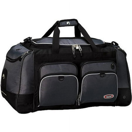 28" Weekender Duffel Black W/grey
