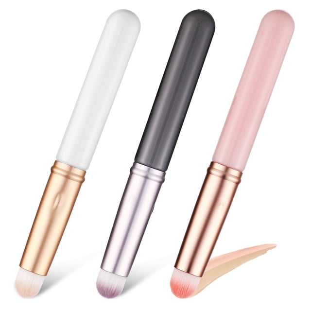pinceles para corrector, maquillaje facial, labial, aplicador de maquillaje, cosméticos y herramientas de maquillaje.