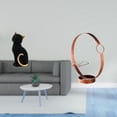thumbnail image 2 of Escultura De Gato De Resina, Soporte Para Botellas De Vino, Figura Decorativa, Adorno De Animal, Estante Organizador De Metal Para Sala De Estar, Dormitorio, Entrada, Estantería De Exhibición, 2 of 8