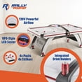 thumbnail image 2 of Rally and Roar Air Hockey Table 84 Pouces avec Marqueur LED, Jeu d'Arcade Intérieur, 2 of 9