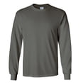 thumbnail image 4 of Gildan Mens Plain Crew Neck Ultra Cotton Long Sleeve T-Shirt, 4 of 10