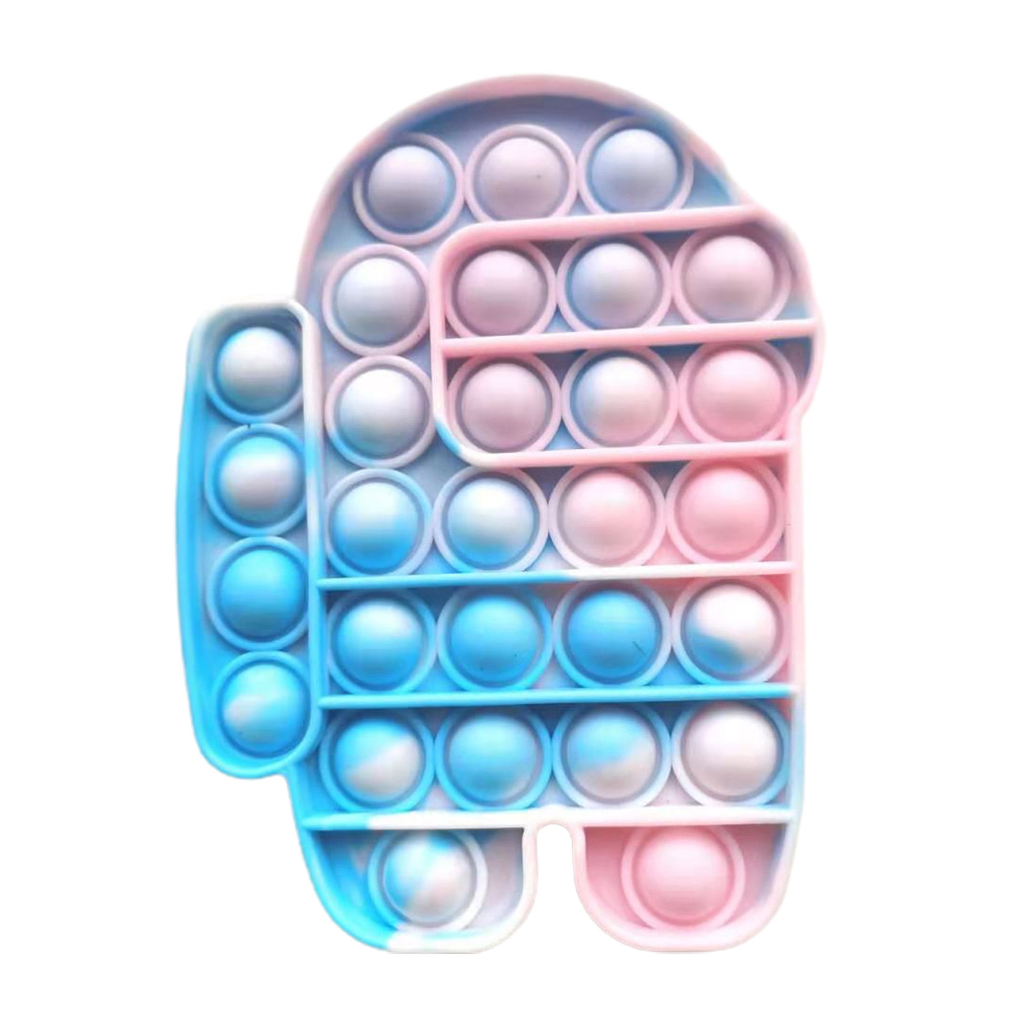 Push Pop Bubble Fidget Toy, Stress Relief Sensory Toy Desktop Game, Size: One size, Blue