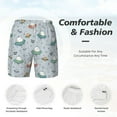 thumbnail image 6 of Picia Spaceship pattern Mens Swim Trunks with Compression Liner Stretch Beach Shorts Quick Dry with Zipper Pockets No-Chafing Board Shorts-Medium, 6 of 9