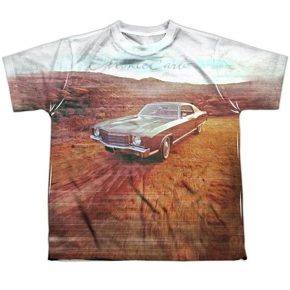 Chevrolet - Monte Carlo Old Photo - Youth Short Sleeve Shirt - Small