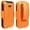 Orange, variant on Nakedcellphone [Grid Texture] Snap-On Hard Case Cover with [Rotating/Ratchet] Belt Clip Holster Holder for Alcatel Go Flip 3, Alcatel Smartflip Phone (2019) 4052R/4052C/4052W