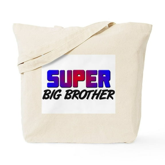 CafePress - SUPER BIG BROTHER Tote Bag - Unisex Canvas Tote Bag, Beige, 1-Piece