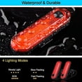 thumbnail image 3 of Paquete de 2 luces traseras LED brillantes para bicicleta recargables por USB, 3 of 4