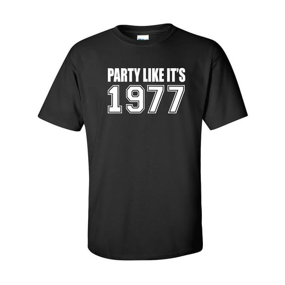 Party Like It's 1977 Adult Short Sleeve T-shirt