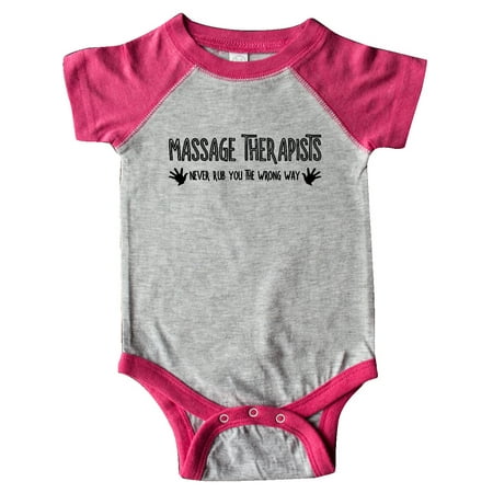 

Inktastic Massage Therapists Hands Rub Gift Baby Boy or Baby Girl Bodysuit