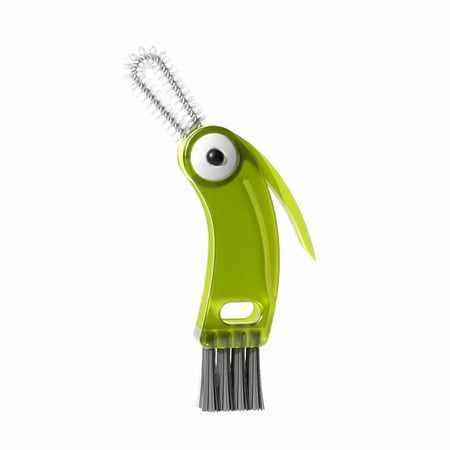 Cevemin 3-in-1 Cup Lid Cleaning Brush – Multi-Function Crevice Cleaning Tool Set for Cup Lids Bottles and Hard-to-Reach Areas