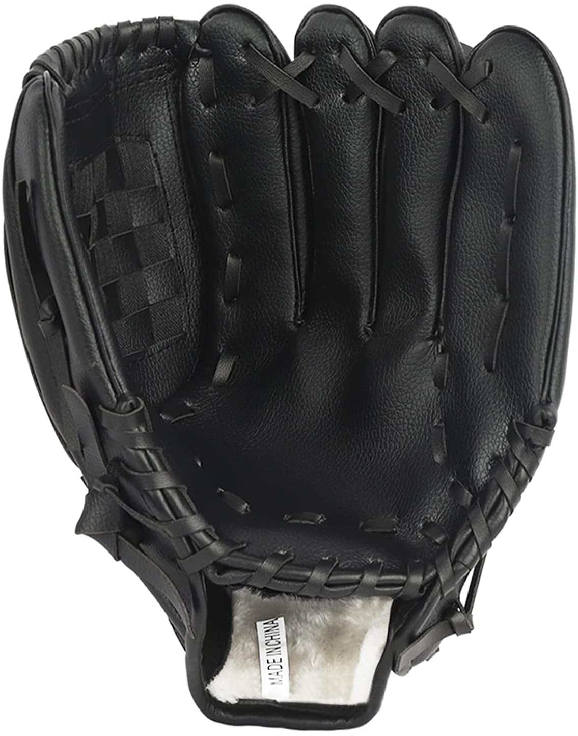 Baseball Glove Sports Batting Gloves Catchers Mitt with PU Leather for Adult Youth Teenager Children 