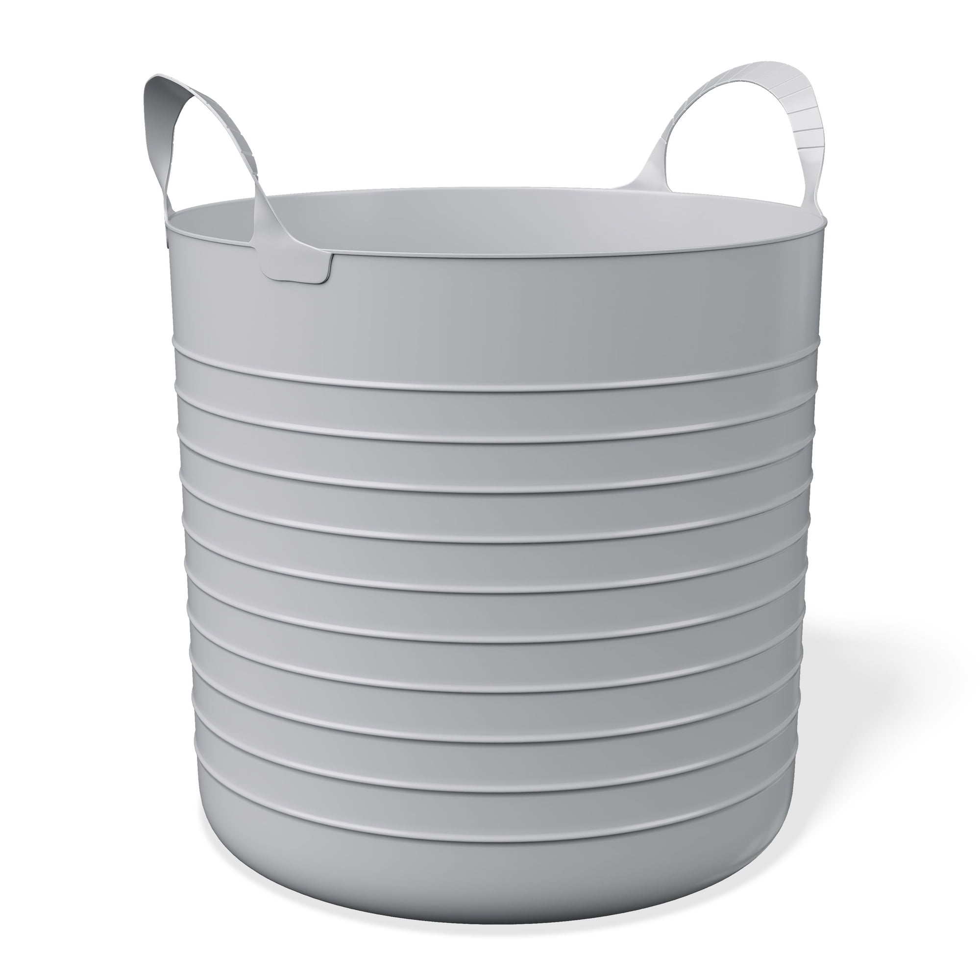 Mainstays Kids 10 gal Gray Plastic Flex Storage Basket