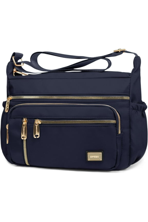 Crossbody Bag for Women, Shoulder Purse Handbag Messenger Bag, Trendy Pocketbooks, Waterproof and Multi-Pockets
