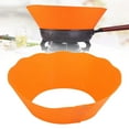 thumbnail image 2 of Splatter Guard,Silicone Splatter Guard Splatter Screen For Frying Pan Pots Splatter Guard Adjustable Oil Guard For Cooking And Baking, For Cooking And Baking,Orange,16.81x5.39", 2 of 9