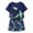 Dark Blue, variant on WOYY Toddler Boys Outfits 2Pcs Casual Short Sleeve Graphic T-Shirt Shorts Set, Sizes 3-4T