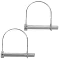 thumbnail image 1 of 2pcs Trailer Hitch Clip Pin Wire Lock Pin Quick Release Pin Locking Hitch Pin Locking Cotter Pin Hitch Tightener Trailer Coupler Pin Trailer Hitch Pins, 1 of 8