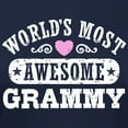 thumbnail image 3 of CafePress - World's Most Awesome Grammy Women's Dark T Shirt - Women's Traditional Fit Dark T-Shirt, 3 of 4
