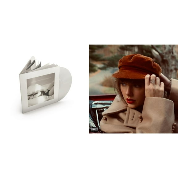 Tortured Poets Department (X) (Ghosted White Vinyl/2LP/Manuscript- Bonus Track) & Red (Taylor's Version) (4LP)