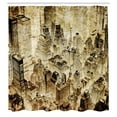 thumbnail image 3 of Ambesonne American Shower Curtain, New York City at Night, 69"Wx70"L, Yellow, 3 of 5