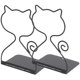 thumbnail image 1 of unbranded 2Ud Soportes Metálicos Negros Para Libros Y Archivos Con Y Estable, 1 of 8