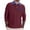 Wine, variant on Dovford Men's and Big Men's Shirts Long Sleeve Tops for Men Collared Pullover Polo Shirts