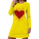 thumbnail image 4 of TaTaai Women's Valentine's Day Plus Size Printed Loungewear Set, Long Sleeve Top and Pants, Casual Sleepwear Two Piece Gift, 4 of 4