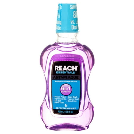 New 353531  Reach Mouthwash Anti-Plaque 13.5Z Refreshing Mint (12-Pack) Oral Care Cheap Wholesale Discount Bulk Health & Beauty Oral Care Bud