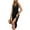 Black, variant on Women's Surplice Neck Slit Sleeveless Midi Dress featuring 95% polyester 5% elastane fabric for a chic drape with fit