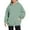 Green, variant on Bovemsi Sweatshirt for Women Retro Fashion Print Loose Large Sized Casual Long Sleeved Hoodie Comfort Hoodie