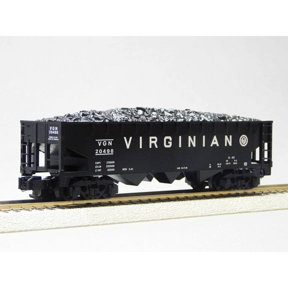 Lionel American Flyer Virginian 3 Bay Coal Hopper #20498 S Gauge