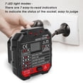 thumbnail image 4 of Outlet Tester HT106 Multi-function Socket Tester Electric Voltage Detector With LCD For Home And Professional Use, 4 of 8