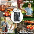 thumbnail image 4 of Barbecue Tool Set, BBQ Accessories Grill Tools, 19PCS Stainless Steel Grilling Kit, Spatula, Fork, Oil Bottle Brush, Barbecue Utensil Set With Oxford Cloth Bag for Outdoor,Camping,Backyard, Kitchen, 4 of 10